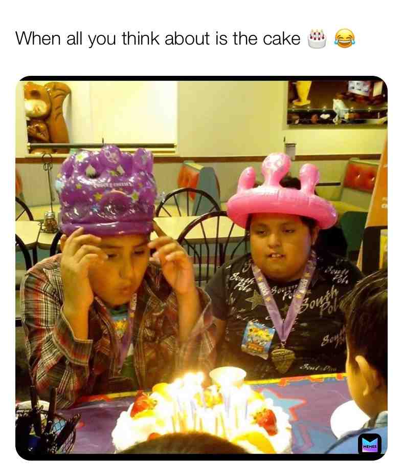 Nah but ngl she look mad hungry for dat cake ๐