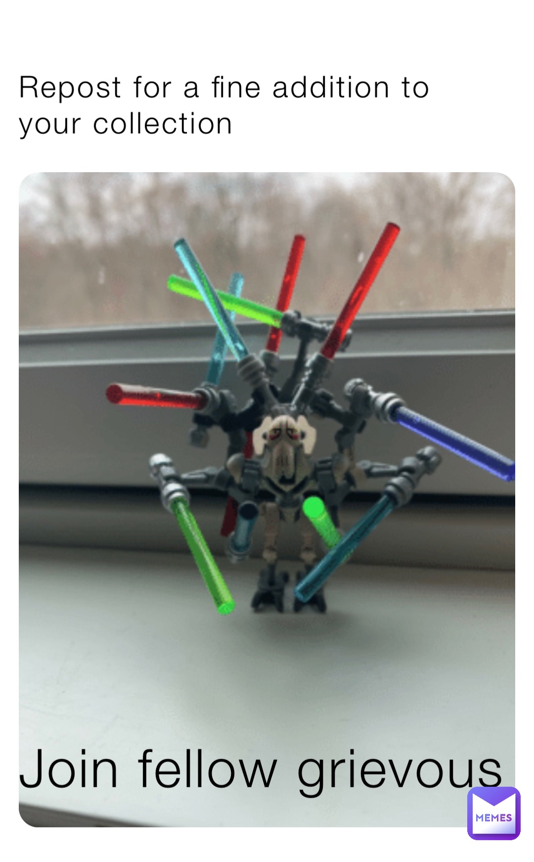 Repost for a fine addition to your collection Join fellow grievous