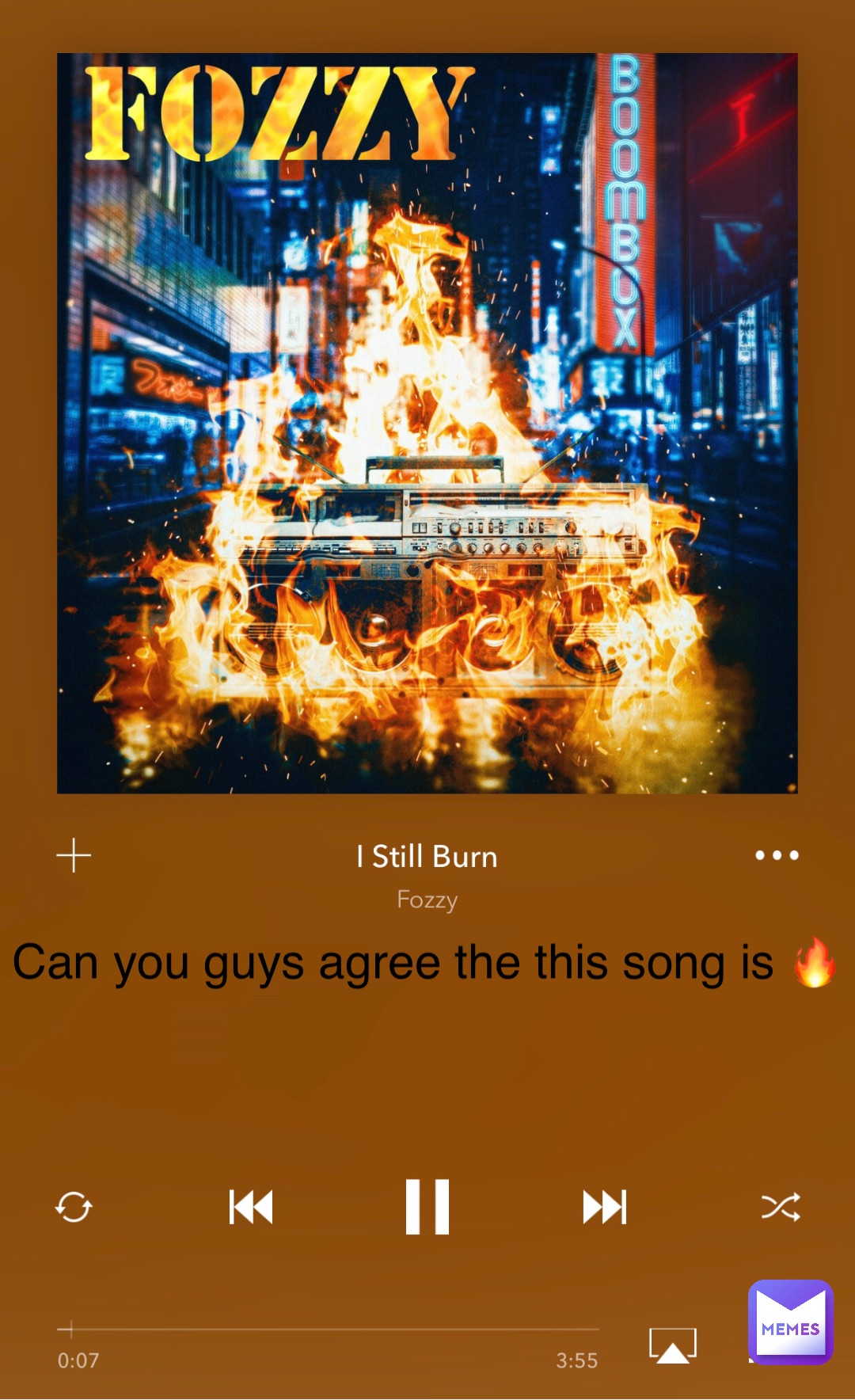 Can you guys agree the this song is 🔥