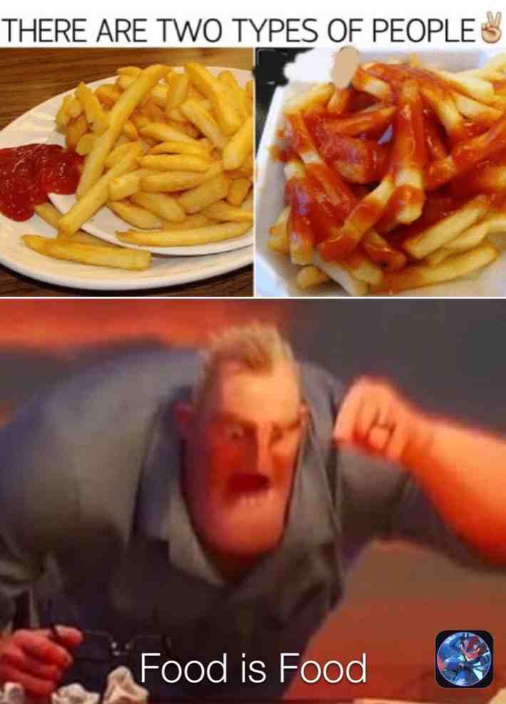 FOOD IS FOOD #theincredibles #fries #save_da_pulgas #???