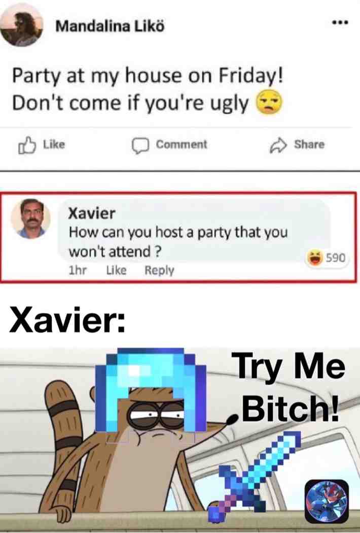 Xavier is to strong #minecraft #regularshow