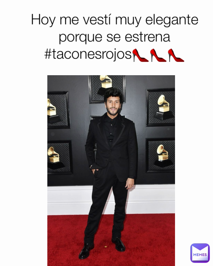 Hoy me vestí muy elegante porque se estrena #taconesrojos👠👠👠