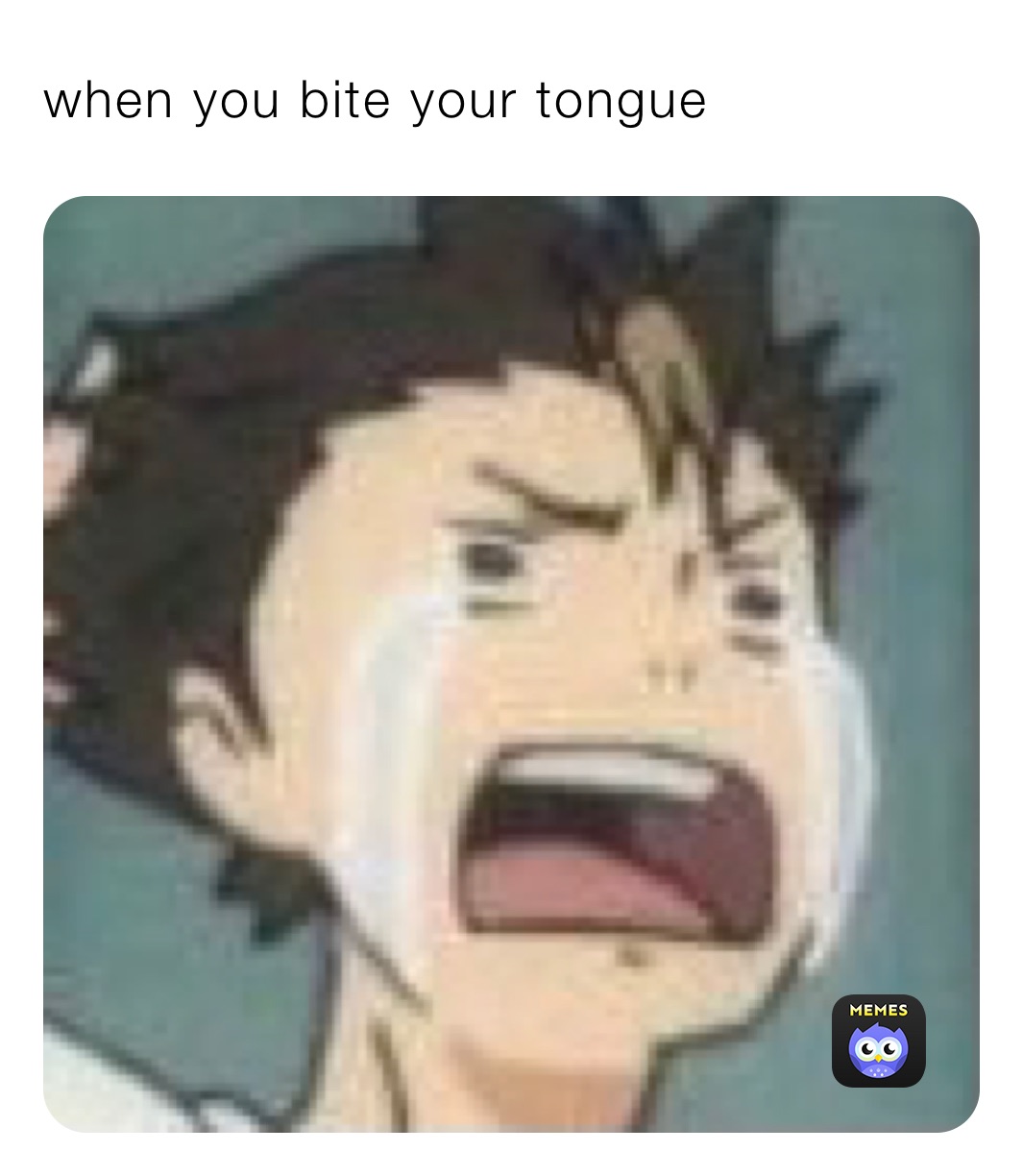 when you bite your tongue 