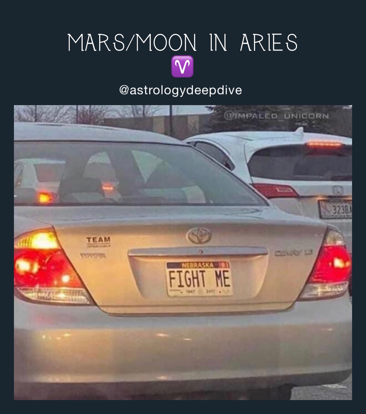 mars/moon in Aries 
♈️ 