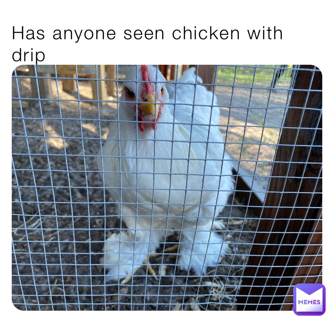 Has anyone seen chicken with drip