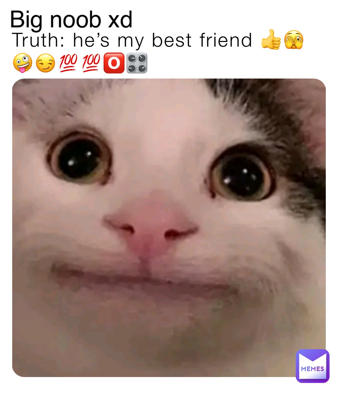 Truth: he’s my best friend 👍🫣🤪😏💯💯🅾️🎛️ Big noob xd