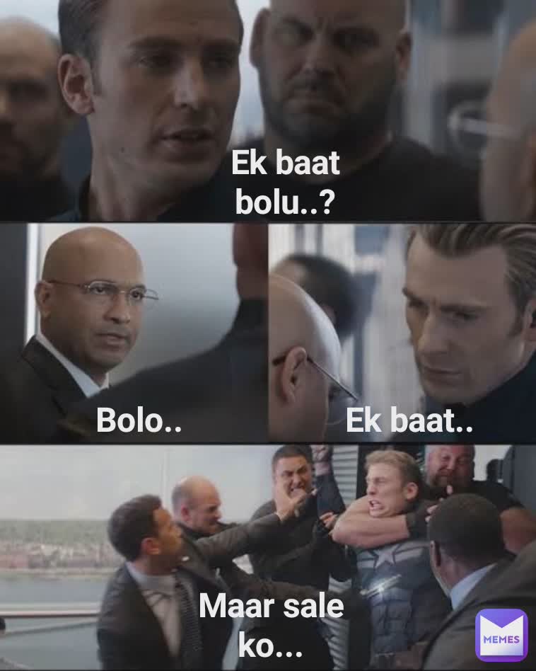 Type Text Ek baat bolu..? Bolo.. Ek baat.. Maar sale ko...