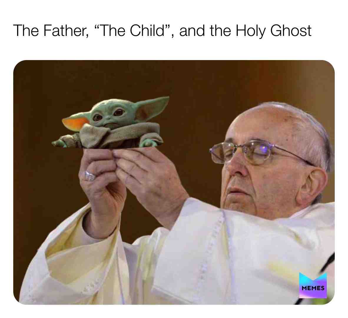 #mandelorian #babyyoda #pope