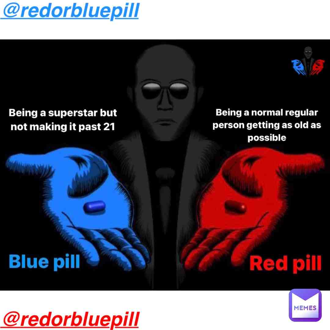 Blue or Red, what will your decision be? Let us know in the comments..   #instagram  #smart  #think  #blue  #or  #red  #choose  #pick  #decide  #bestmemes  #memes  #quiz