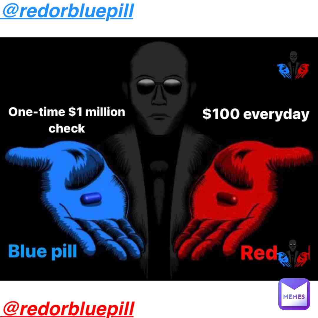 Blue or Red, what will your decision be? Let us know in the comments.. 
  #smart  #think  #blue  #or  #red  #choose  #pick  #decide  #quiz  #funny  #bestmemes  #memes