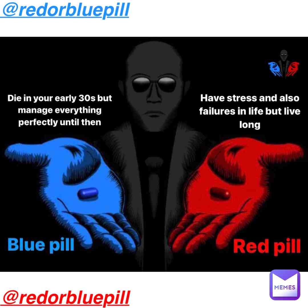 Blue or Red, what will your decision be? Let us know in the comments..   #instagram  #smart  #think  #blue  #or  #red  #choose  #pick  #decide  #bestmemes  #quiz  #funny  #memes