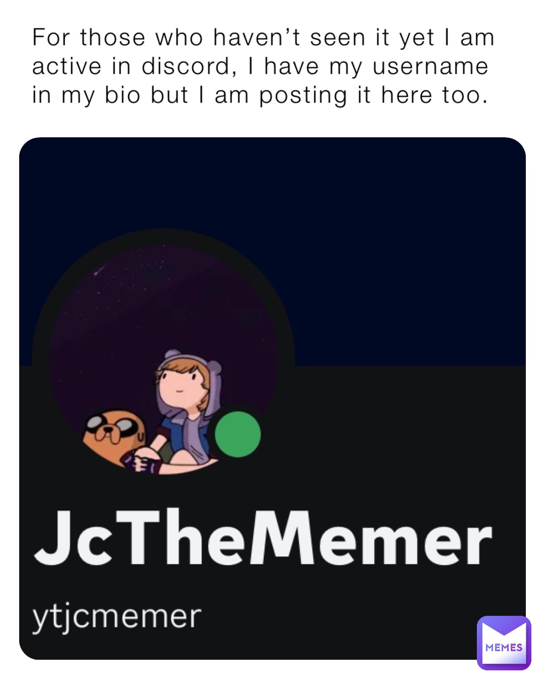 For those who haven’t seen it yet I am active in discord, I have my username in my bio but I am posting it here too.