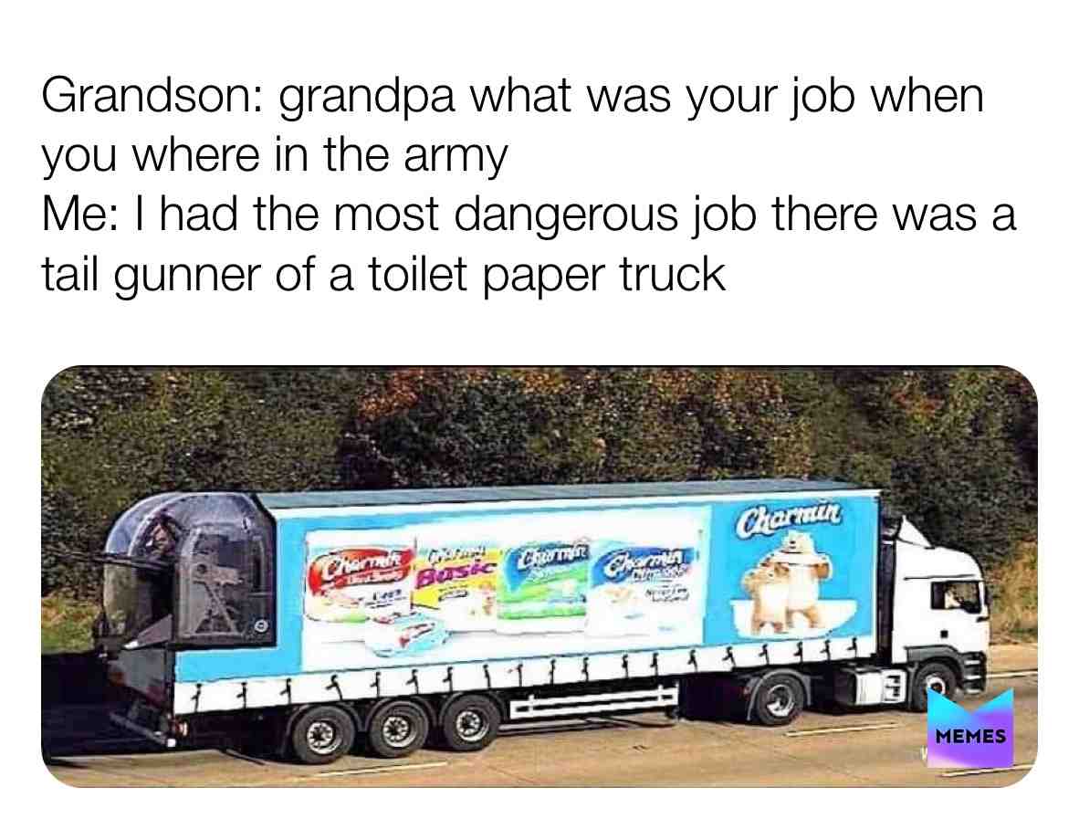 People are actually steeling toilet paper from these trucks