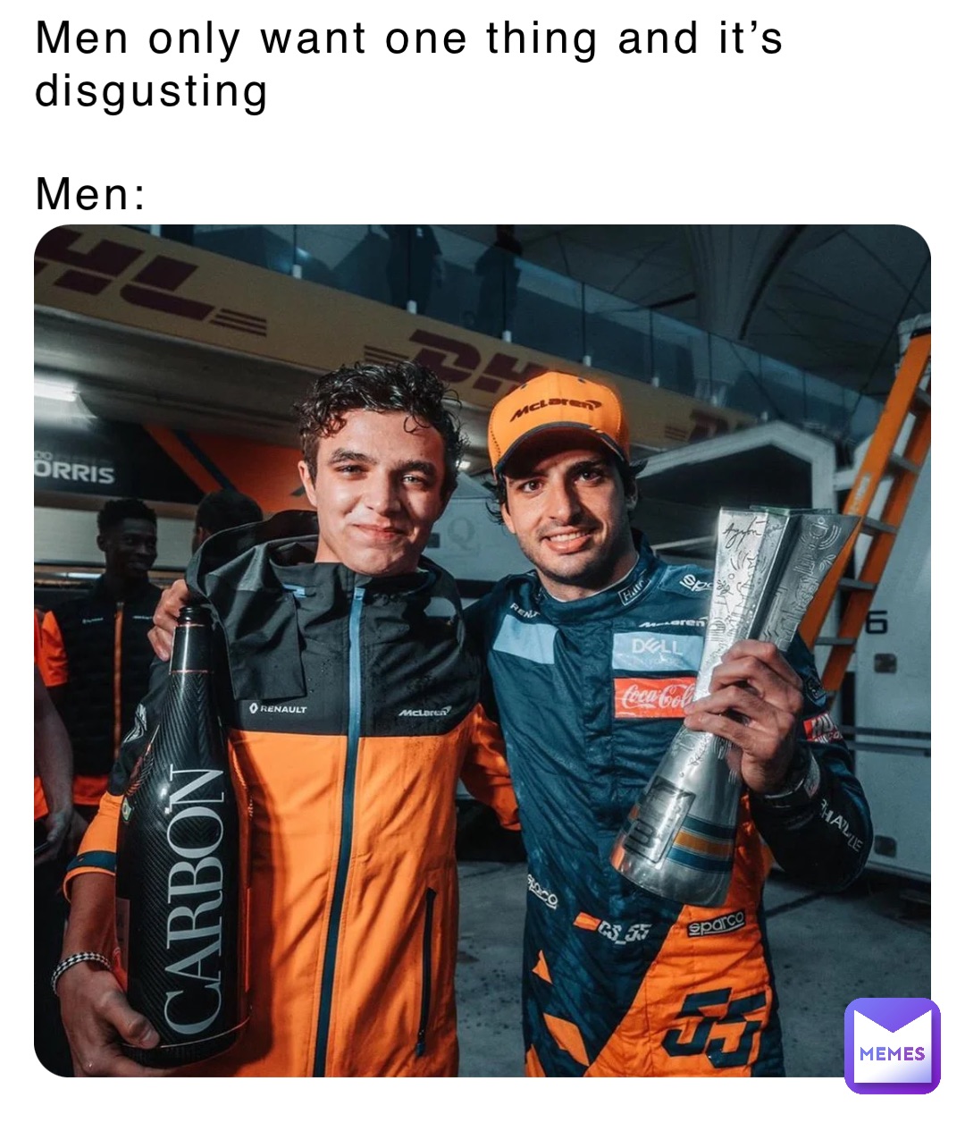Men only want one thing and it’s disgusting

Men: