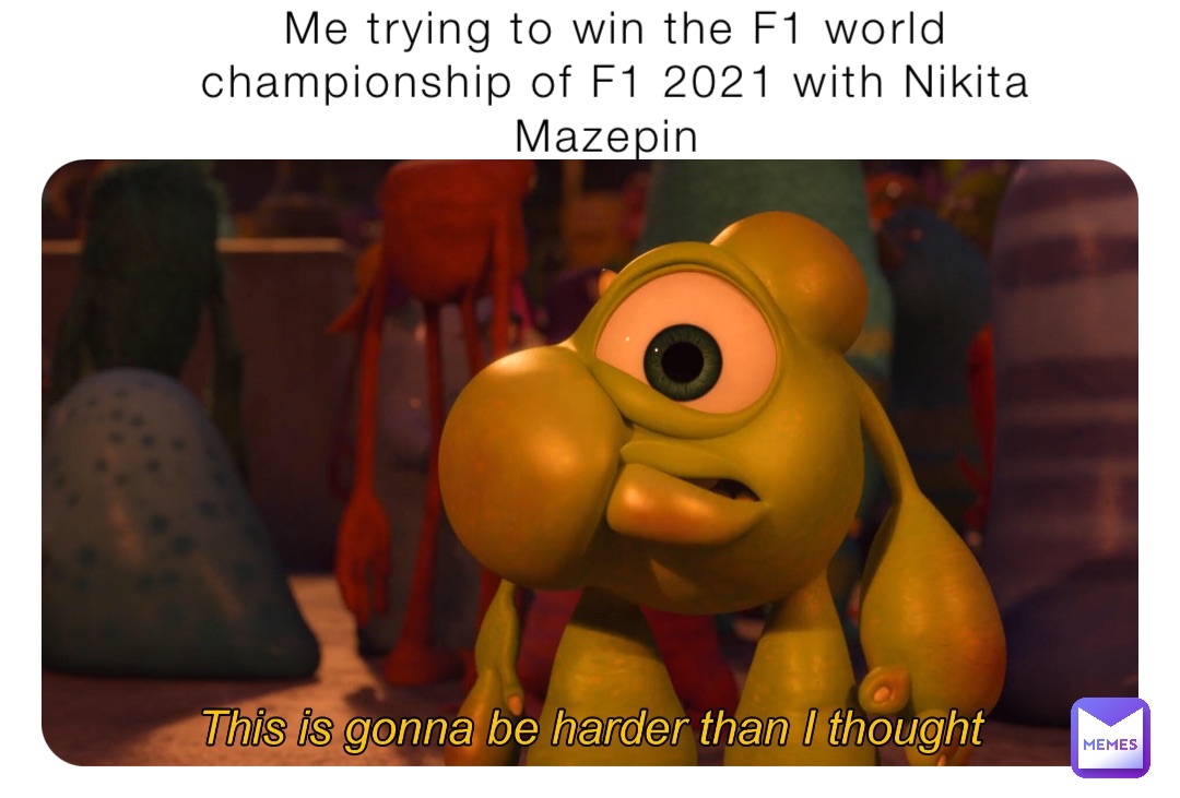 Me trying to win the F1 world championship of F1 2021 with Nikita Mazepin