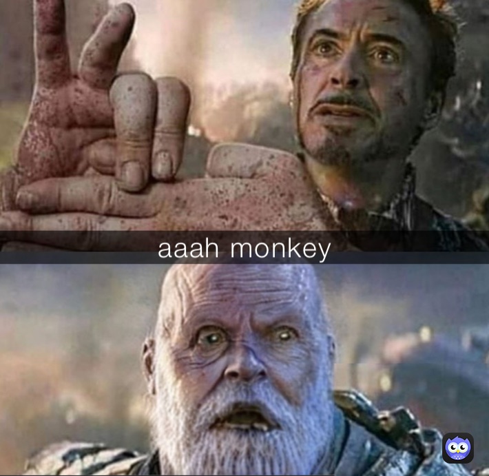 aaah monkey