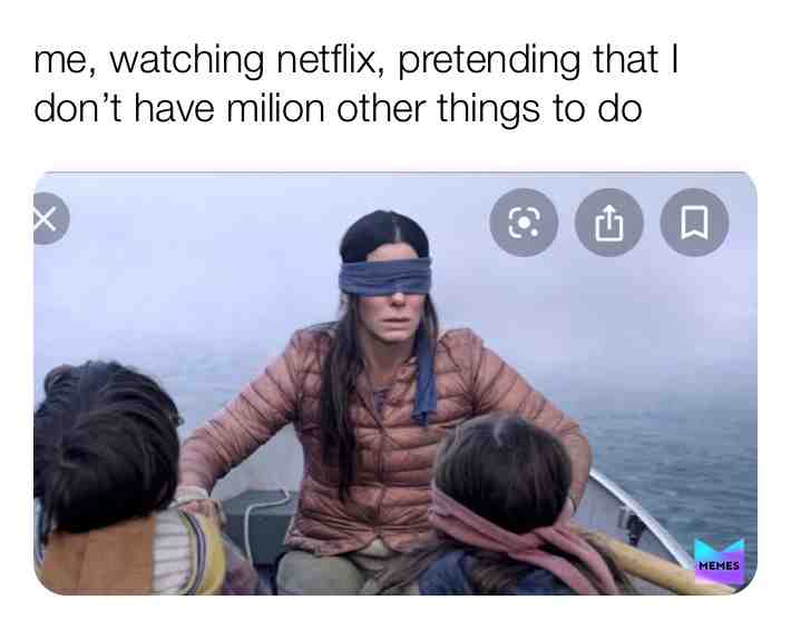 #couchpotato #sandrabullock #blindfold #me #relatable