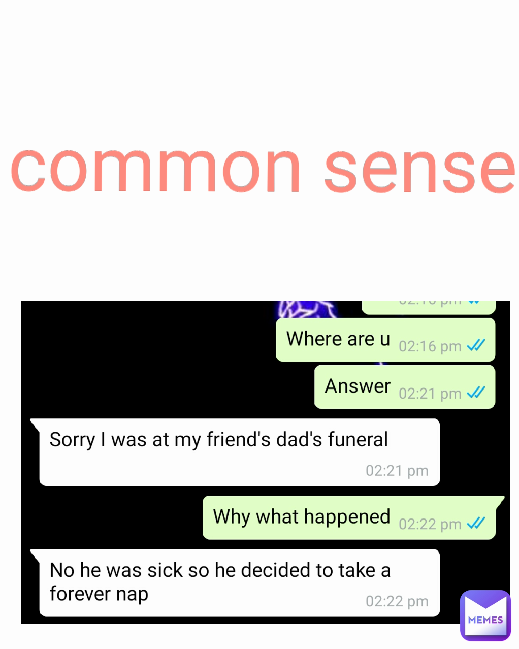 common sense