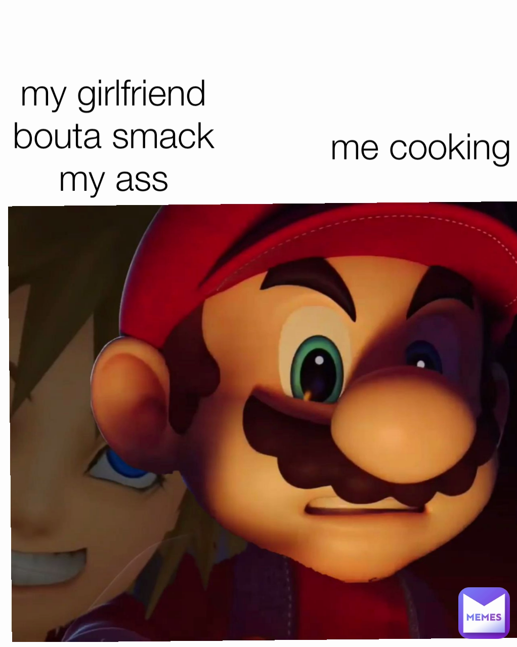 my girlfriend bouta smack my ass me cooking