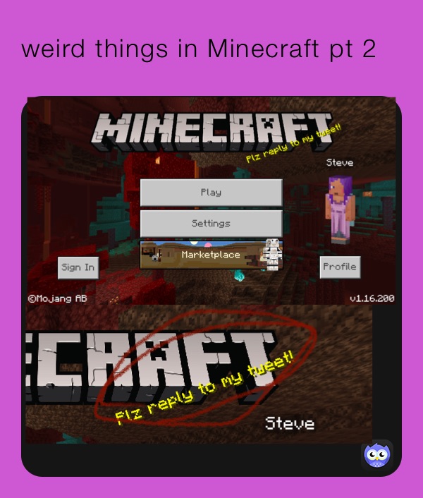 weird things in Minecraft pt 2