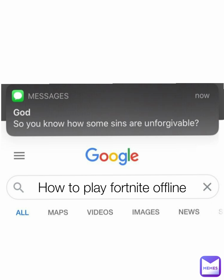 How to play fortnite offline