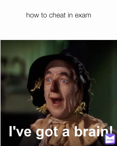 how to cheat in exam