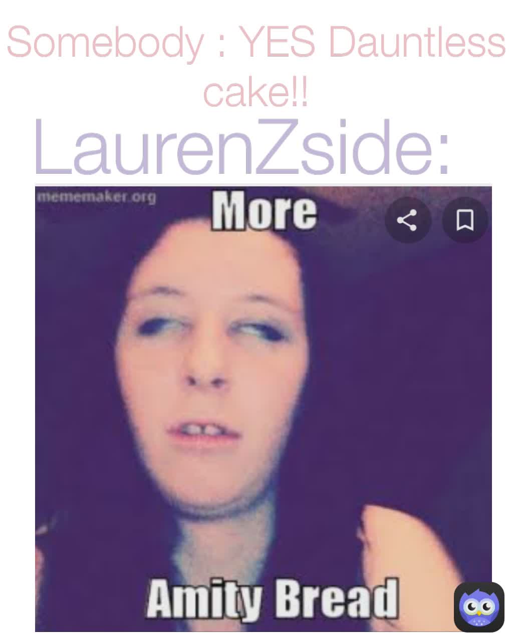LaurenZside: Somebody : YES Dauntless cake!!