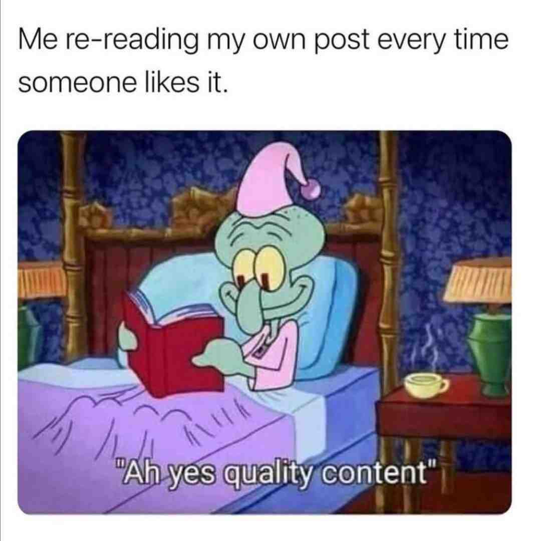 Just waiting for the follows now 😂 #spongebob #memes