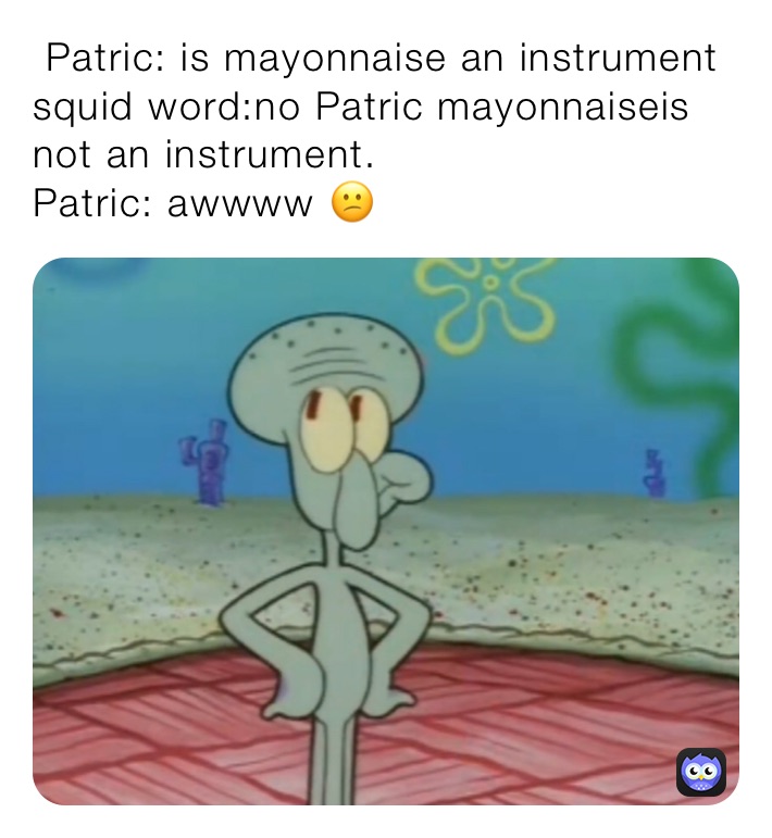squidward instrument meme
