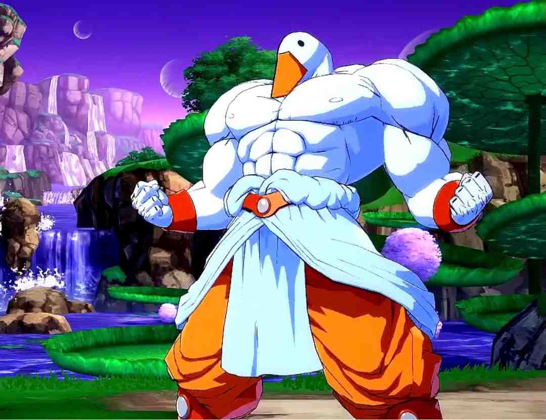 Can he beat Goku though? #dbz #goose #cursed #funny #cursedimages #funnymemes #shitpost