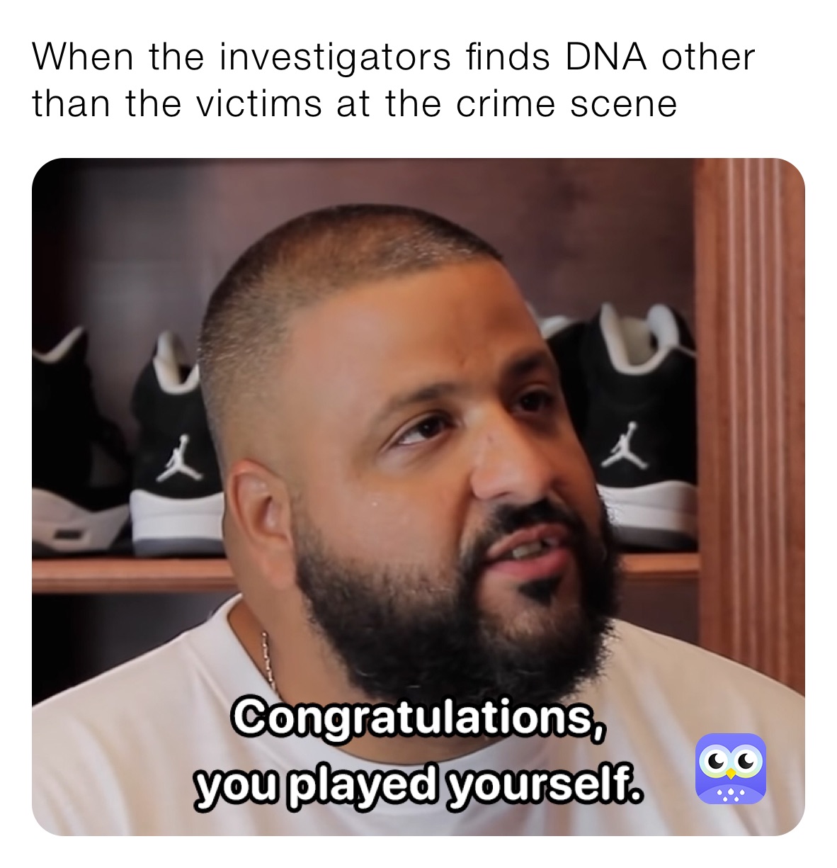 When the investigators finds DNA other than the victims at the crime scene