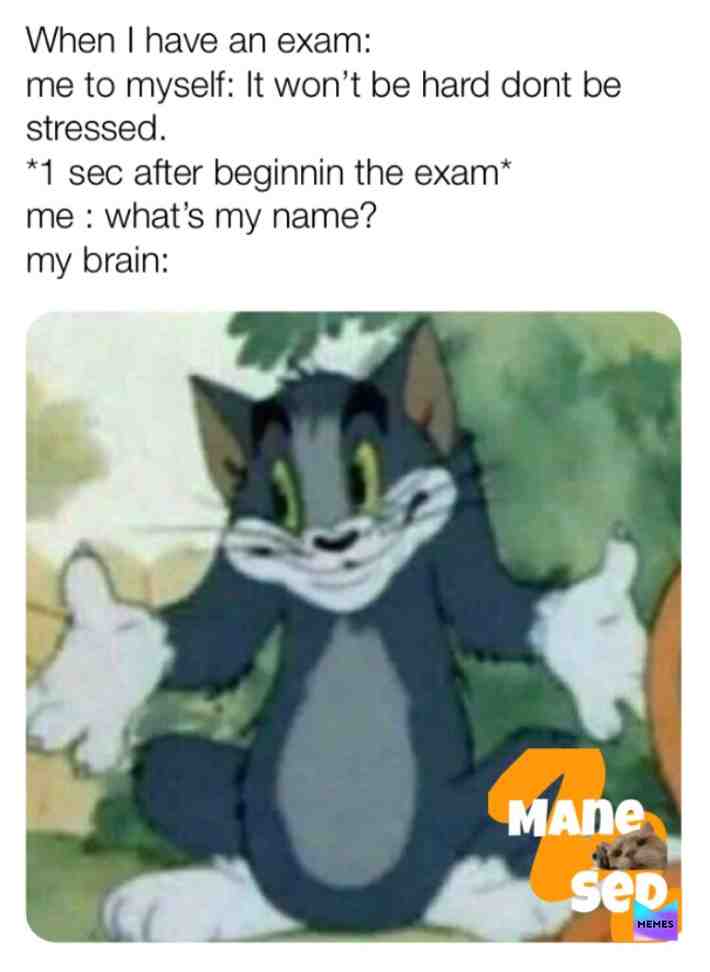 Does it happen to u too? #memes #newmemer #brain #snacks #exams