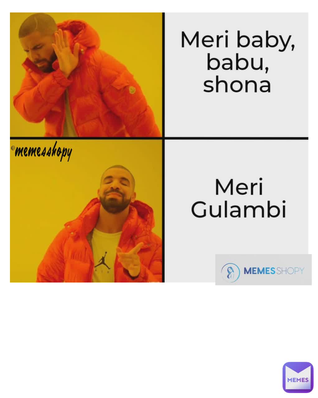 Type Text @memesshopy