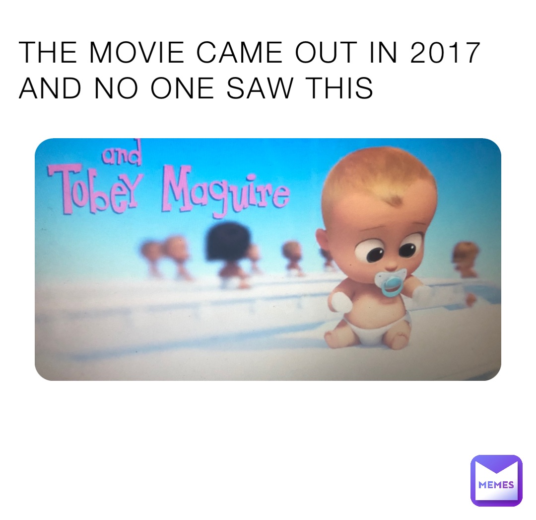 THE MOVIE CAME OUT IN 2017 AND NO ONE SAW THIS