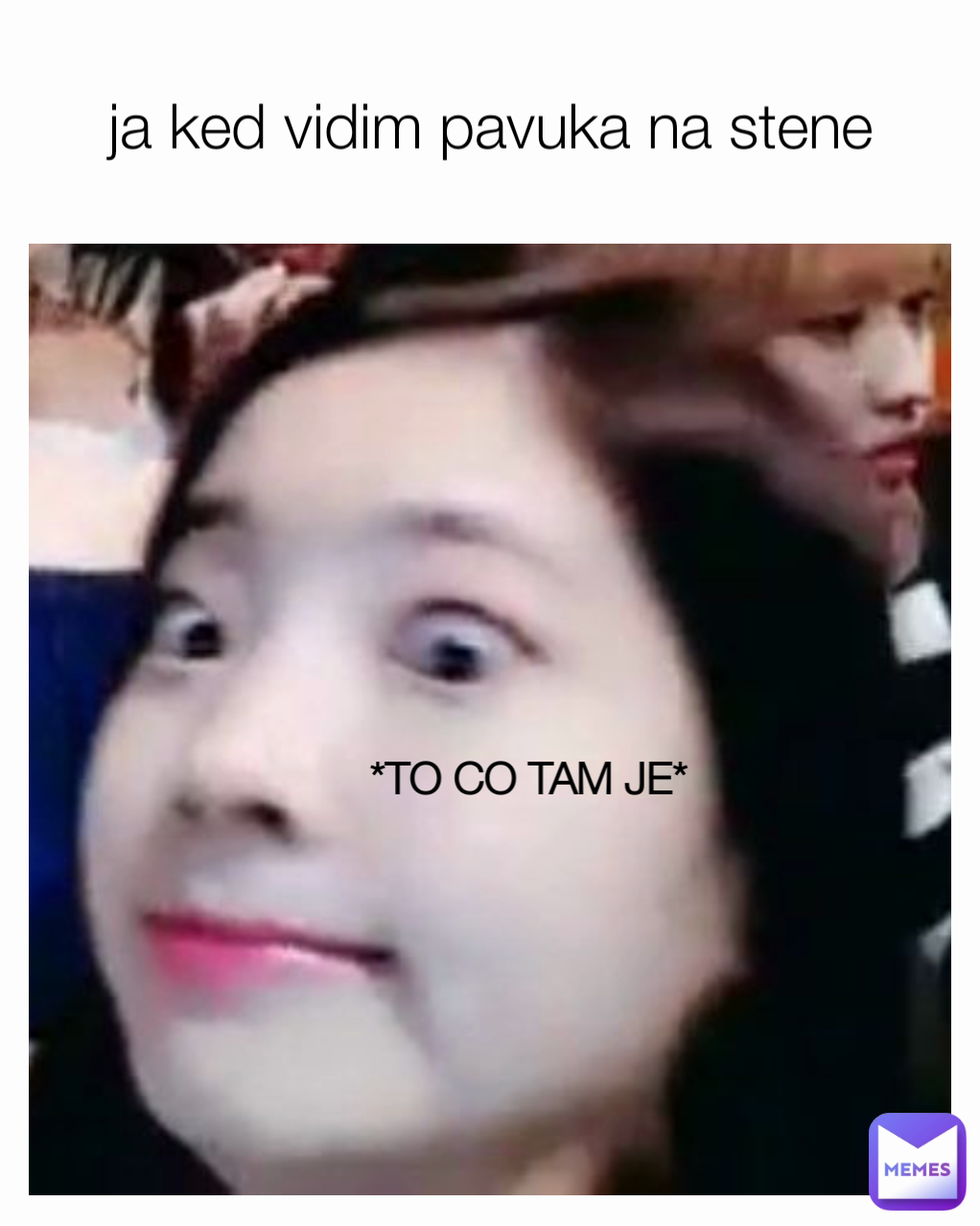 ja ked vidim pavuka na stene *TO CO TAM JE*