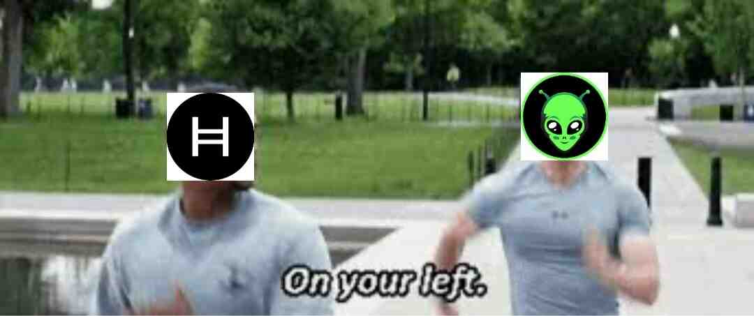 Is this the flippening? #hbar #crypto #dex