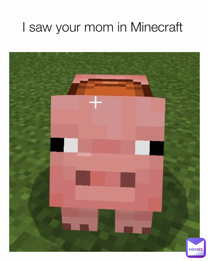 I saw your mom in Minecraft 