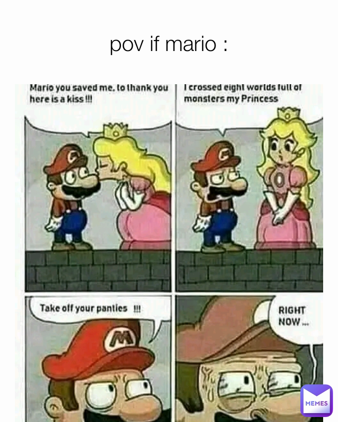 pov if mario :