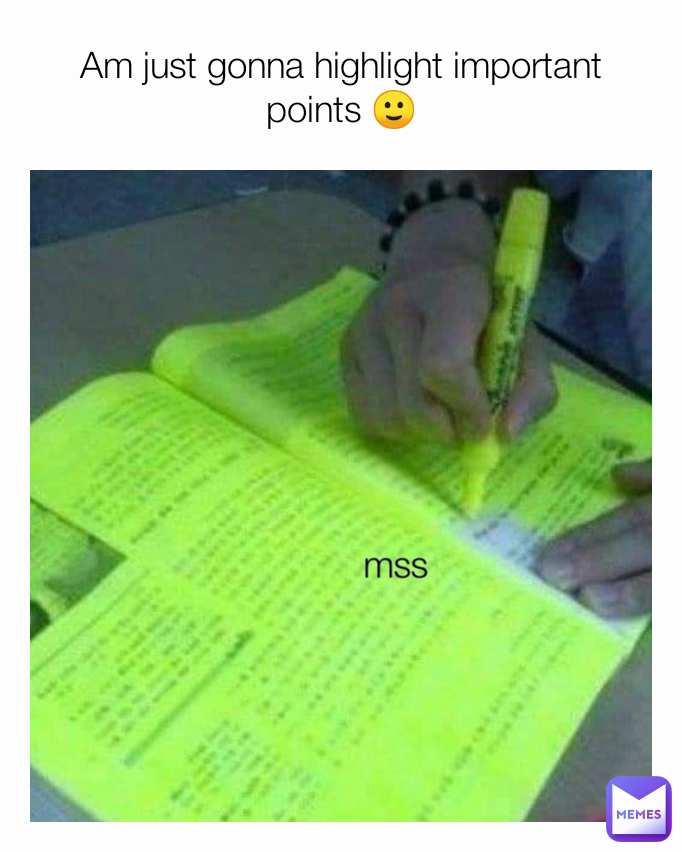 Am just gonna highlight important points 🙂 mss