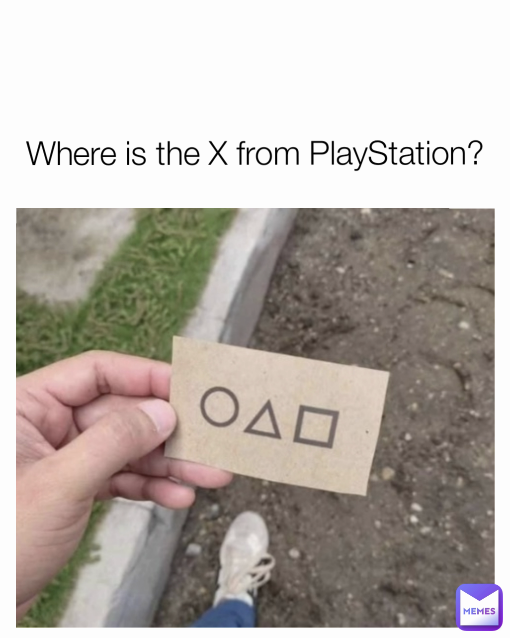 Where is the X from PlayStation?
