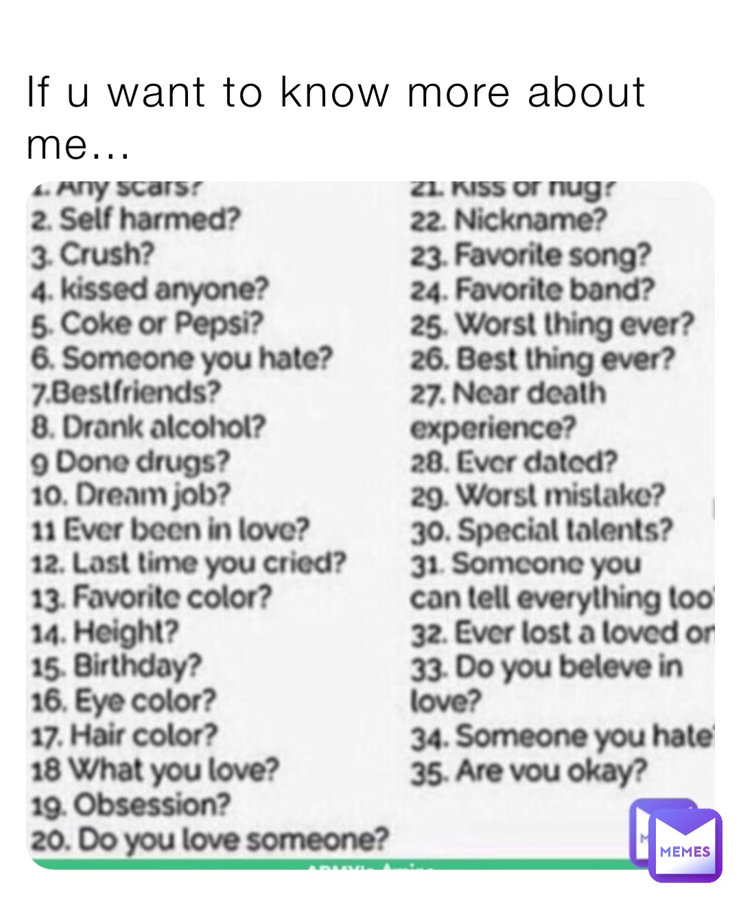 If u want to know more about me…