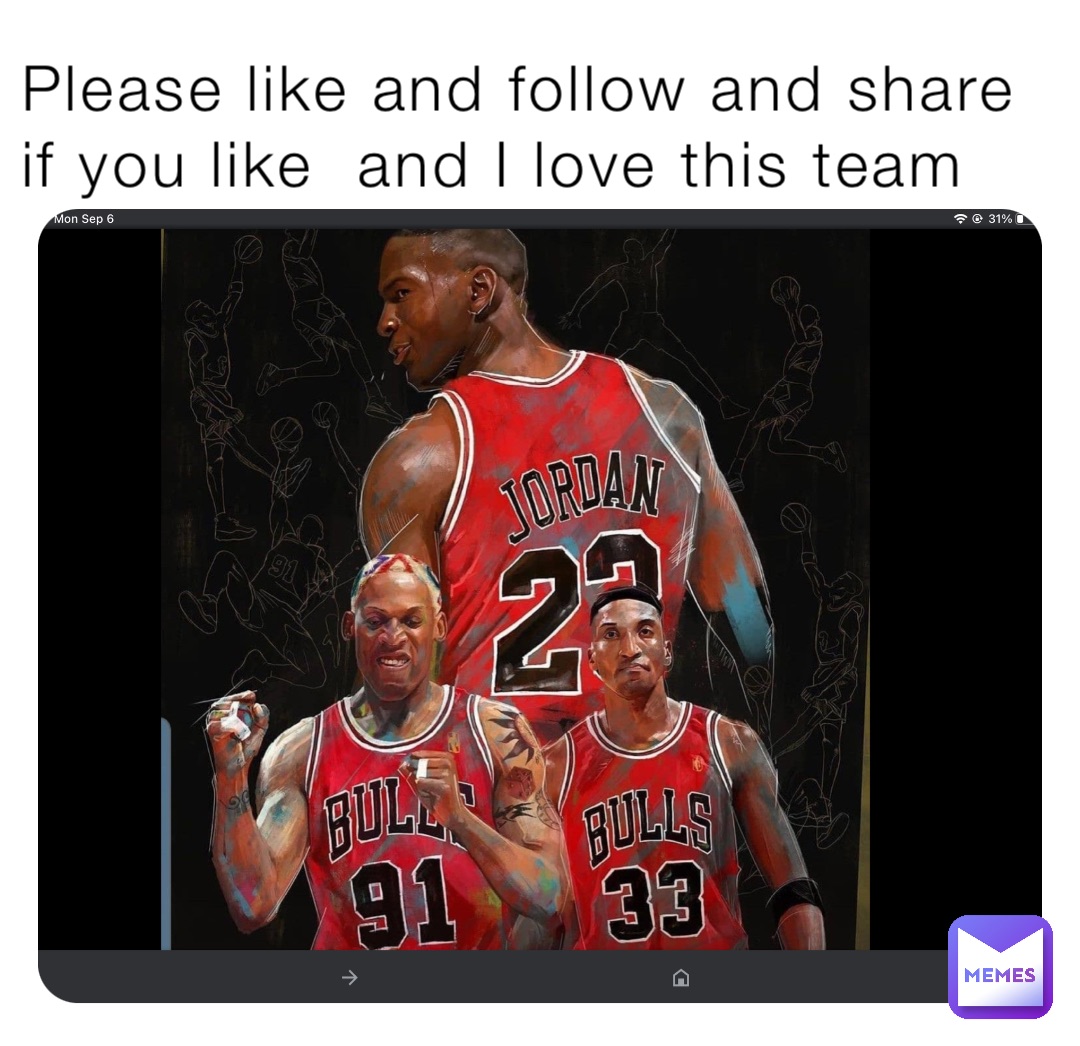 Please like and follow and share if you like  and I love this team