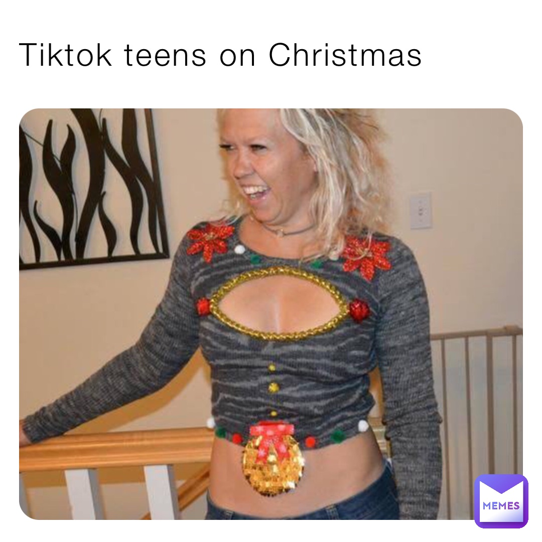 Tiktok teens on Christmas