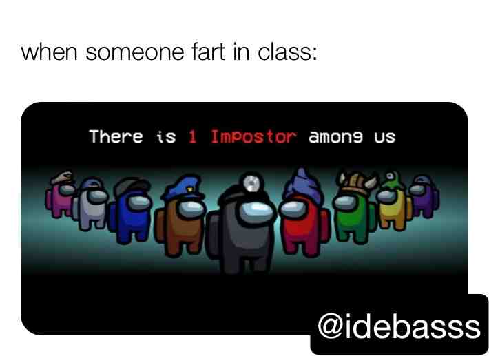 Tag an impostor 😔