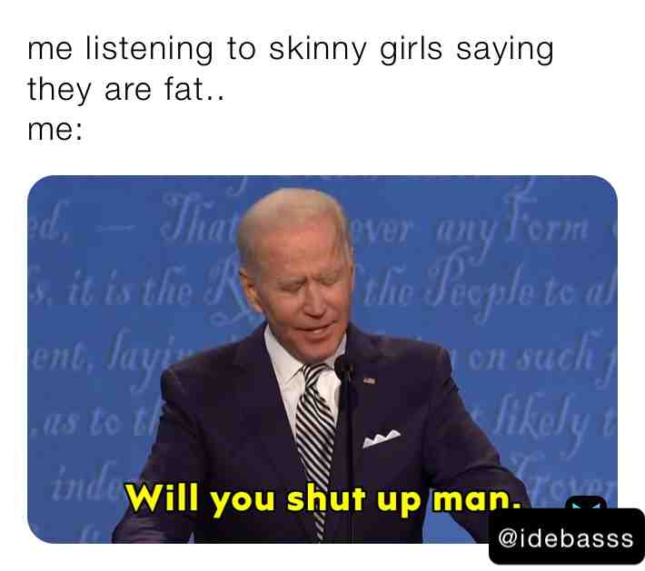 Meme shared by @idebasss