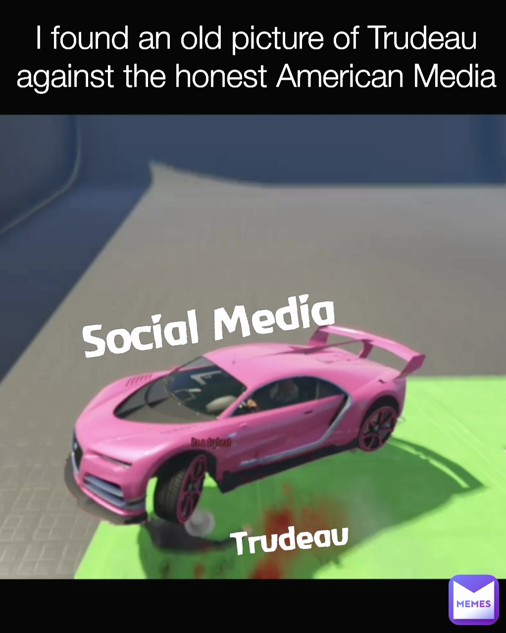 I found an old picture of Trudeau against the honest American Media Social Media Trudeau Type Text