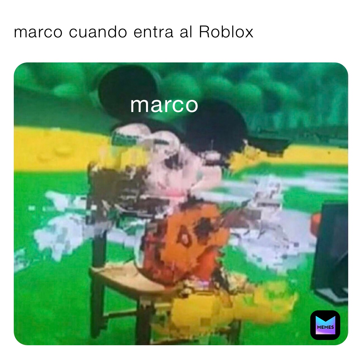 marco cuando entra al Roblox, @eydanescobar11