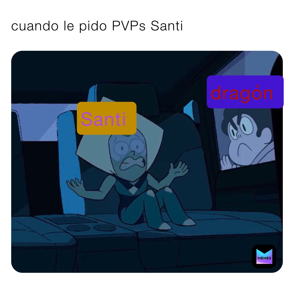 cuando le pido PVPs Santi 