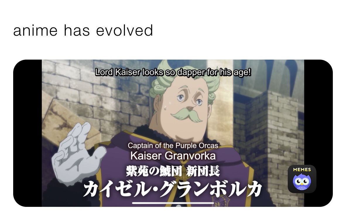 anime has evolved
