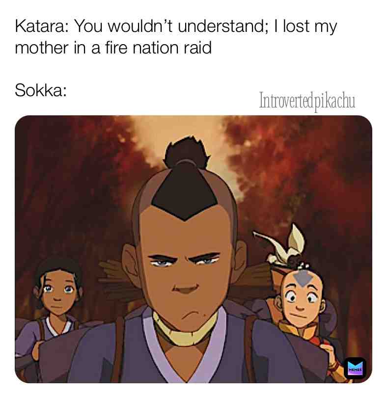 #ATLA #avatar #Aang #sokka #katara #Avatarthelastairbender #memes